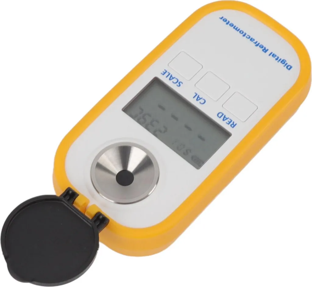 Réfractomètre de poche 0-80% avec écran LCD pour test d'esprit blanc - 6