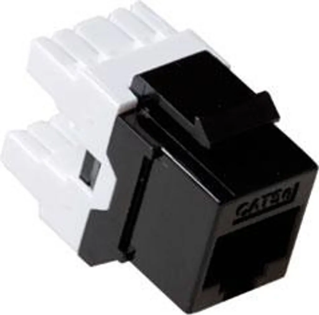 Modulo Keystone CAT6 ACT RJ45 UTP Nero | Ideale per Reti Domestiche Gigabit