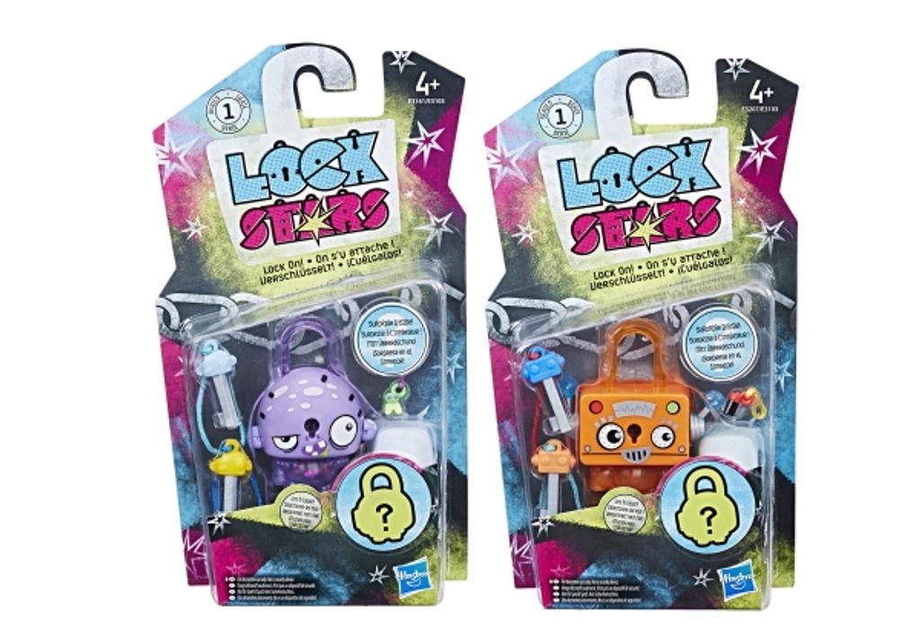 Hasbro Lock Stars Ass, 4 Jahr(e), Mehrfarbig