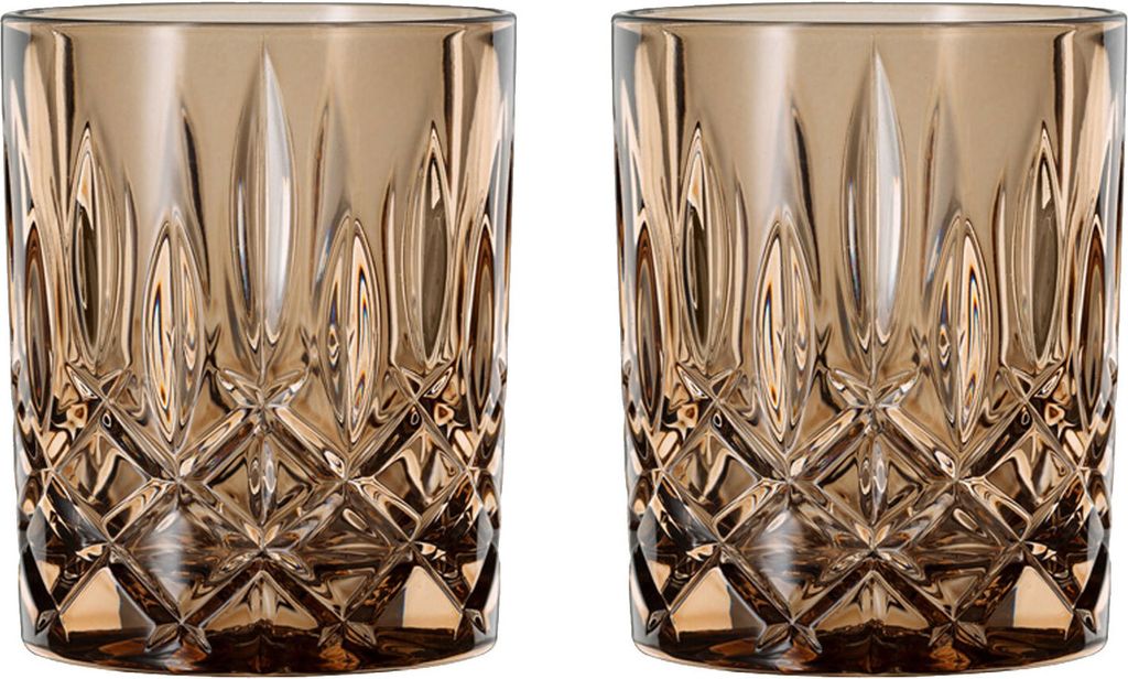 NACHTMANN 104246 NOBLESSE Whisky Tumbler TOBACCO 2er Set Produktbild 