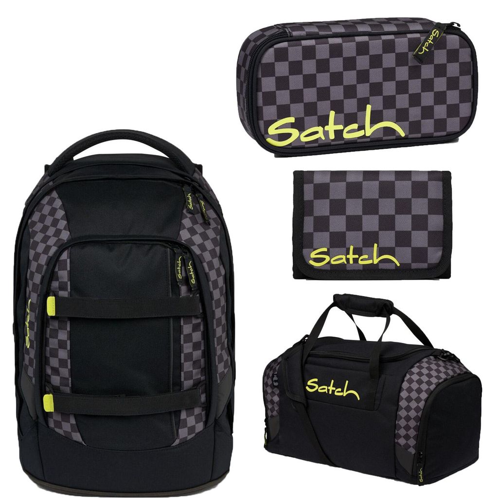 Satch Pack Dark Skate Schulrucksack Set 4tlg Produktbild 
