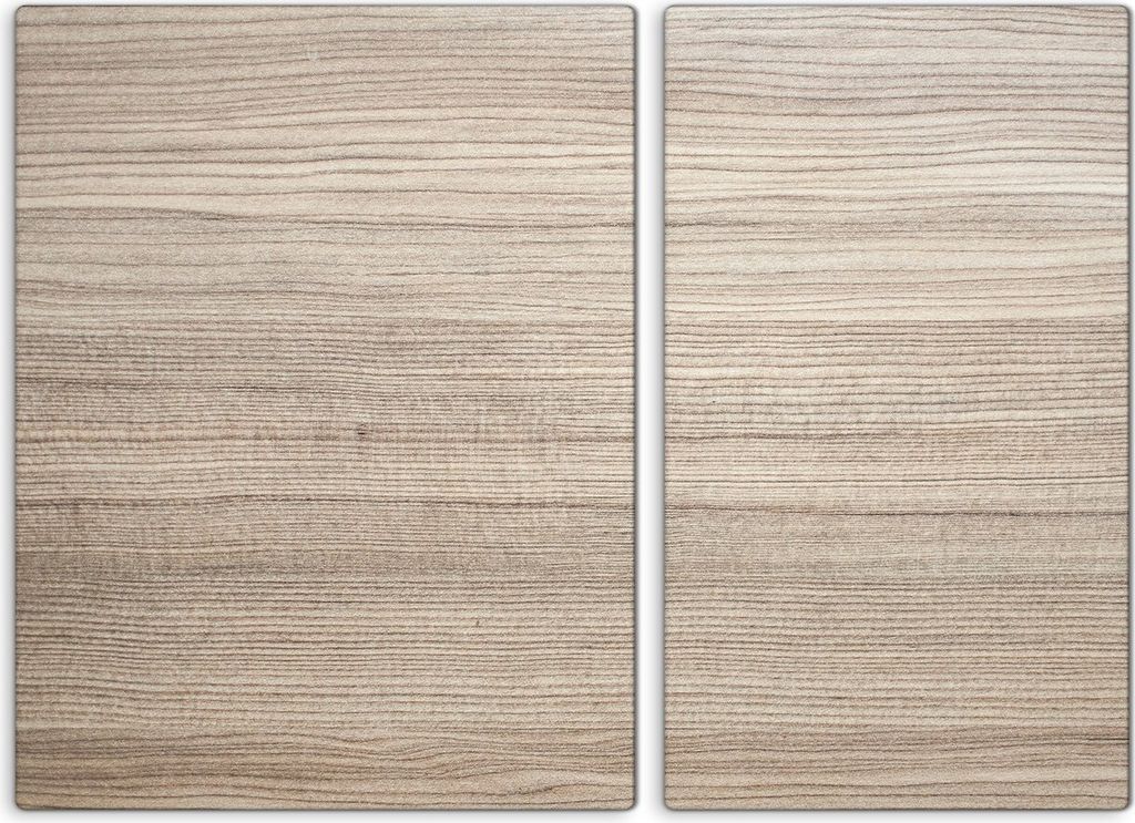 Glas-Herdabdeckplatten Glaskeramikkochfeld-Abdeckung Spritzschutz Glas 70x52 Holz Motive