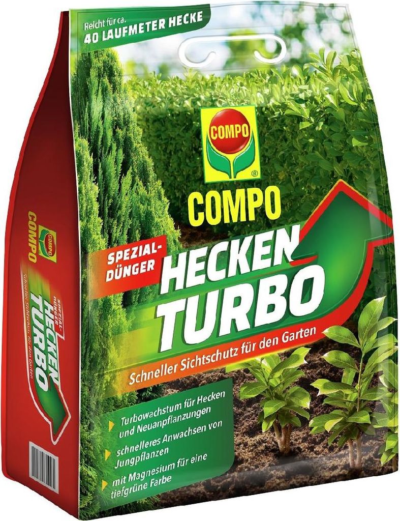COMPO 2246622004 COMPO HECKEN TURBO Heckendünger 4,0 kg Obrázok produktu 