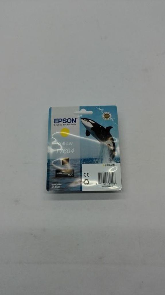 Epson T7604 Gelb, Gelb, Tinte auf Pigmentbasis, 25,9 ml, 1 Produktbild 