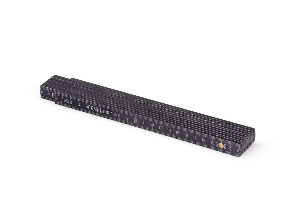 Zollstock Metrie Block 52 - 2m schwarz (PAN 426)