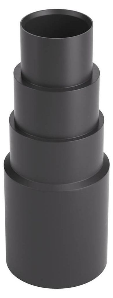 BAUHELD® Staubsaugeradapter Schwarz Gummi [ Germany] - 1 Produktbild 