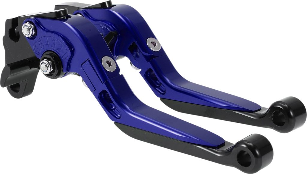 Kurz Lang Bremse Kupplung Hebel für Yamaha WR125X 2009-2015 Verstellbarer Motorrad Lenker Bremshebel Aluminium Legierung Blau Griff Schwarz Ende