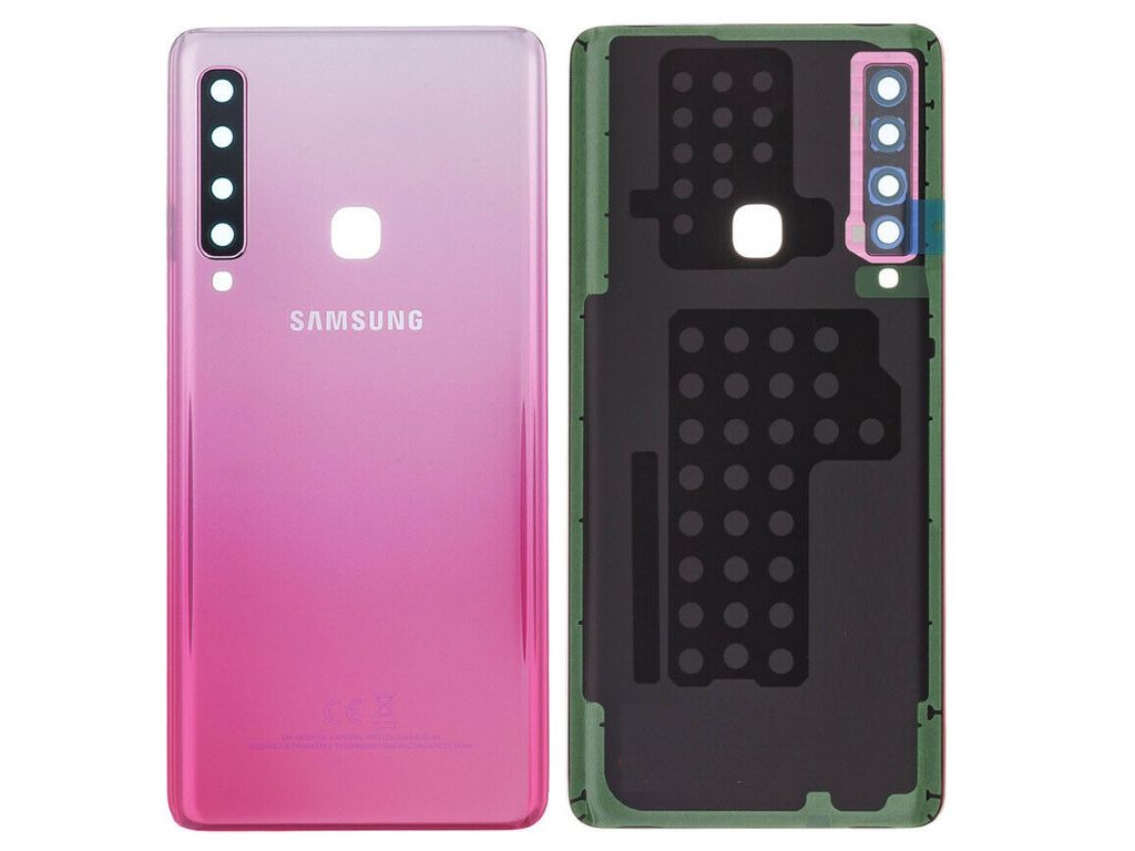 Original Samsung Galaxy A9 2018 A920F DUOS Akkudeckel Backcover Batterie Deckel Pink & Werkzeug