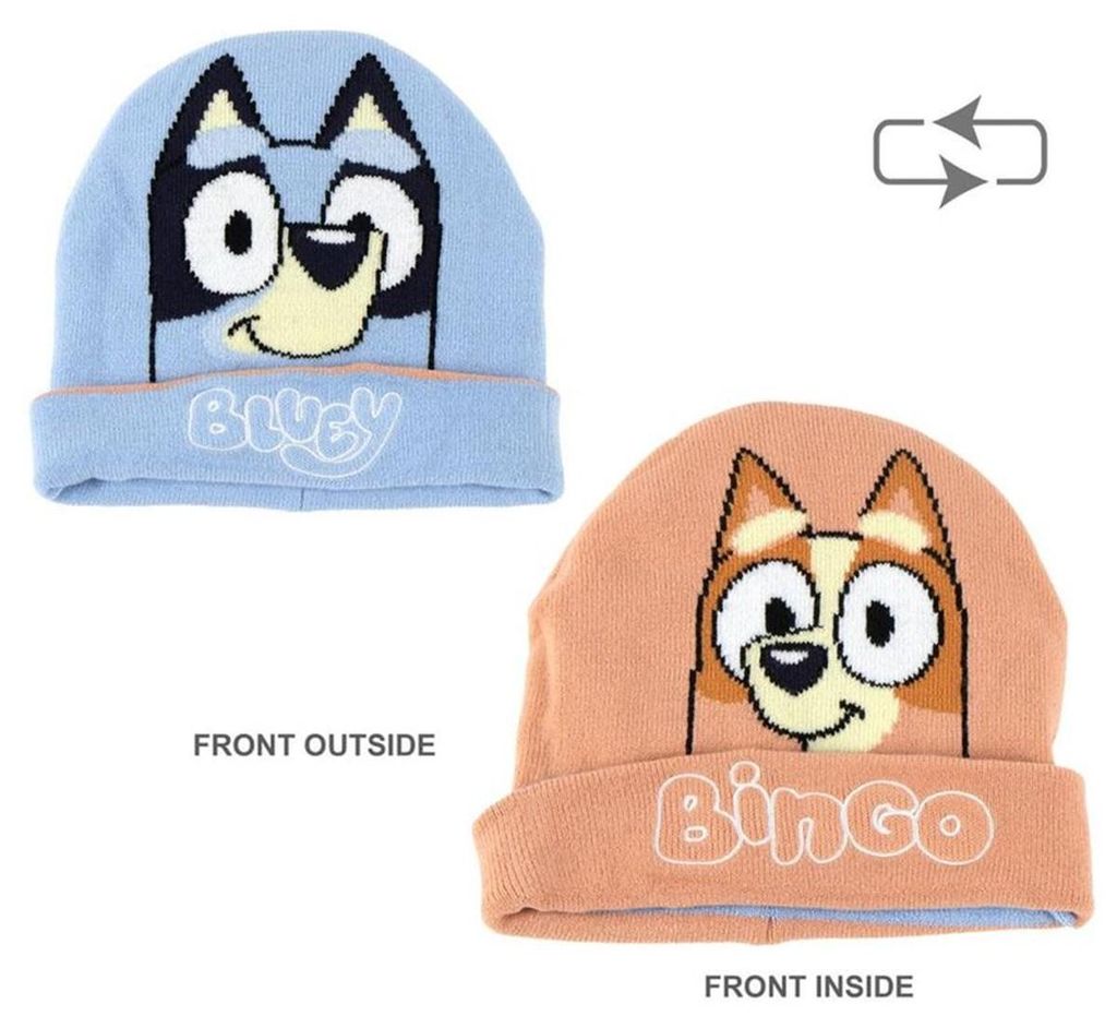 Czapka dziecięca Bluey Blue Reversible Zdjęcie produktu 