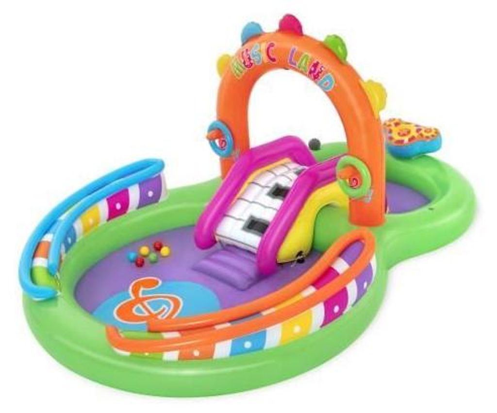 Aufblasbares Planschbecken Spielcenter Bestway Sing'n Splash, 295 x 190 x 137 cm