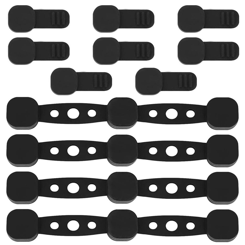 Magnetische Silikonschnallen für Luftfritteuse, 4-teiliges Elastomerset, einfach zu verwenden, Papierhalter für knusprige, perfekt gegarte Speisen