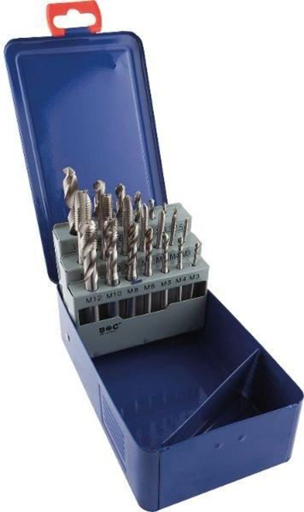 Bohrcraft Gewindeschneidwerkzeug Sortimente MGB21 HSSE MGB+338G // M3-M12 Form B