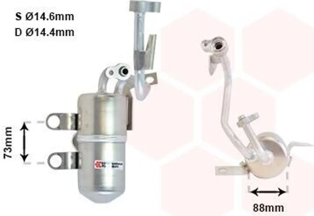 Bouteille déshydratante climatisation 1730-5184 compatible Volvo et camions
