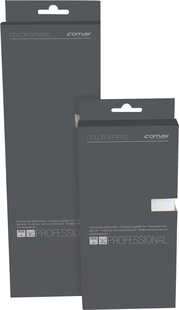 Strisce colorate Comair lunghe 95x300mm 200 pezzi argento Immagine del prodotto 