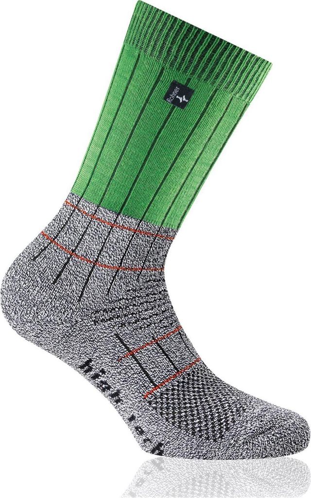 ROHNER Fibre High Tech Junior Wandersocken grün 23-26