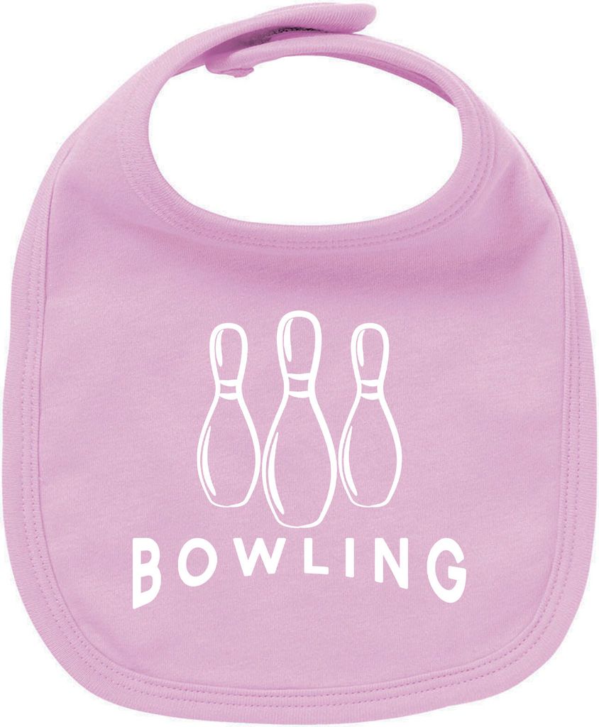 Huuraa Unisex Babylatz Bowling Pinns Geschenk Babypink Baumwolle Bowling Mitbringsel