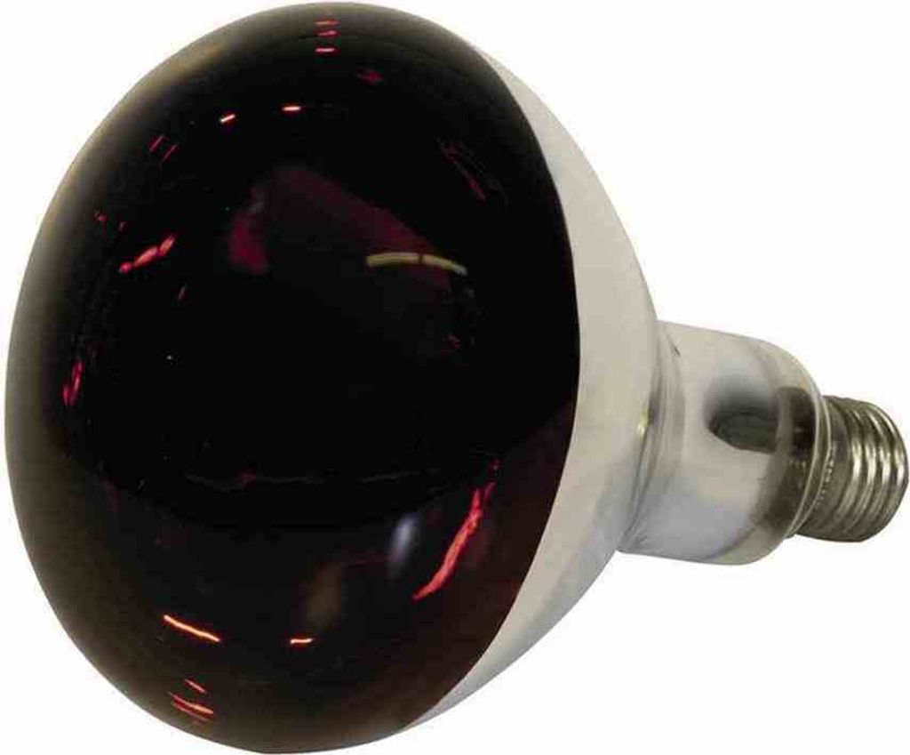 Infrarotlampe 250W Hartglas, rot Produktbild 1