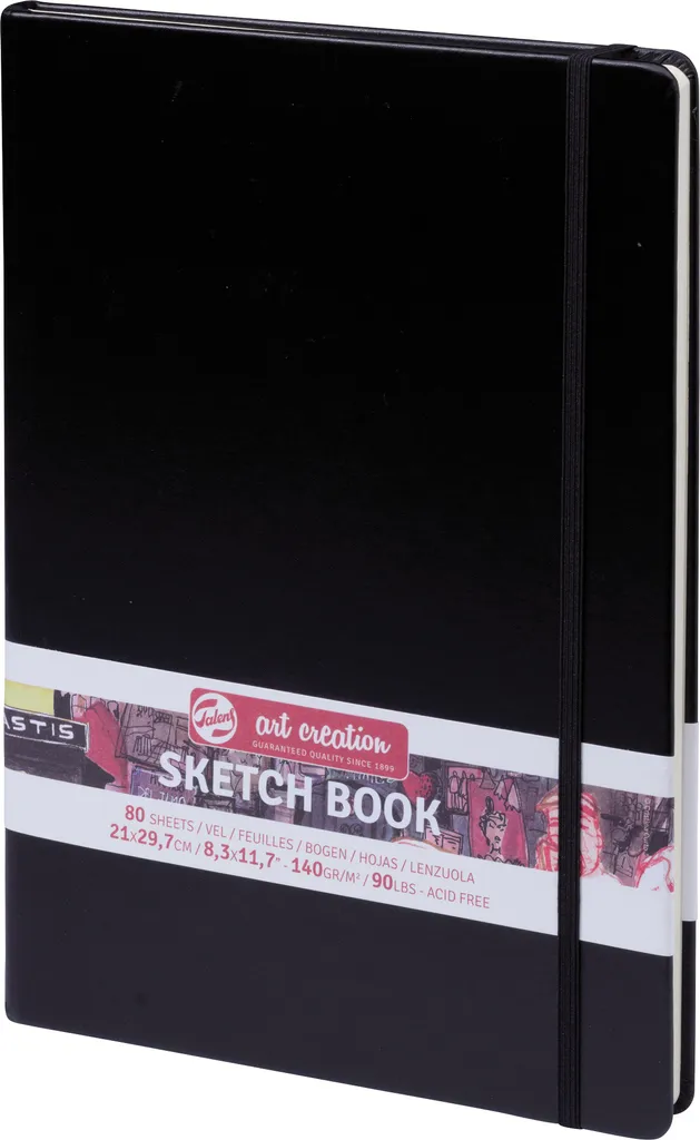 Libro da Schizzi Royal Talens Art Creation A4 Nero 80 Fogli 140g