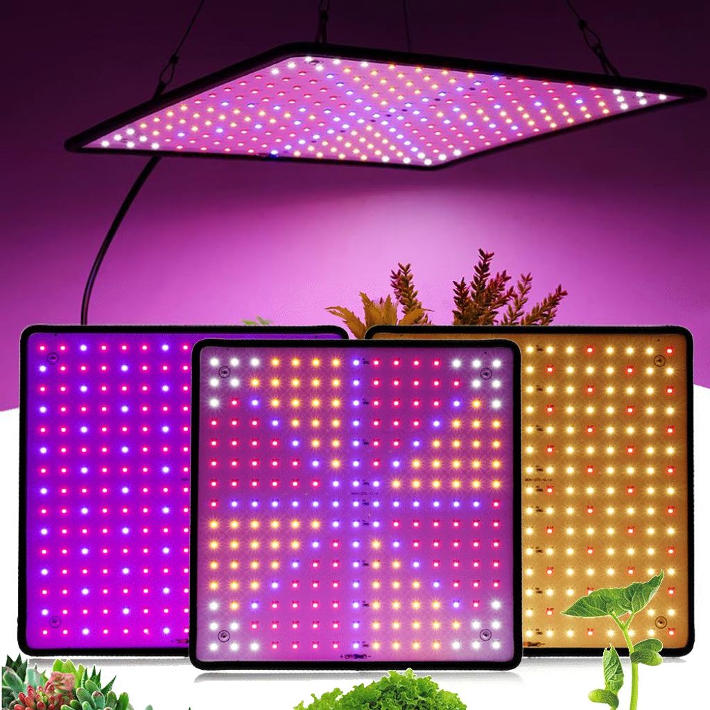 225LED 1600LM Pflanzenlampe LED Vollspektrum On/Off Schalter Wachstumslampe für Zimmerpflanzen Gewächshaus Blume Pflanzenlicht