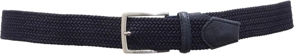 Cintura Uomo Elastica Blu Gianmarco Venturi I7641 - Casual Chic in Pelle