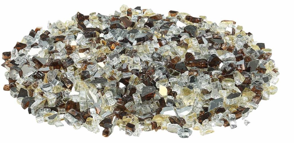SucceBuy Szkło ogniowe, 4,5 kg, kamienie szklane, 12,7 mm Zdjęcie produktu 