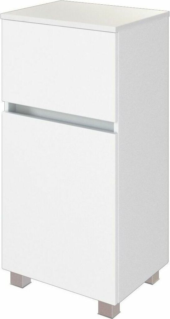 Held Möbel Unterschrank Baabe 40 cm weiß/matt weiß Produktbild 