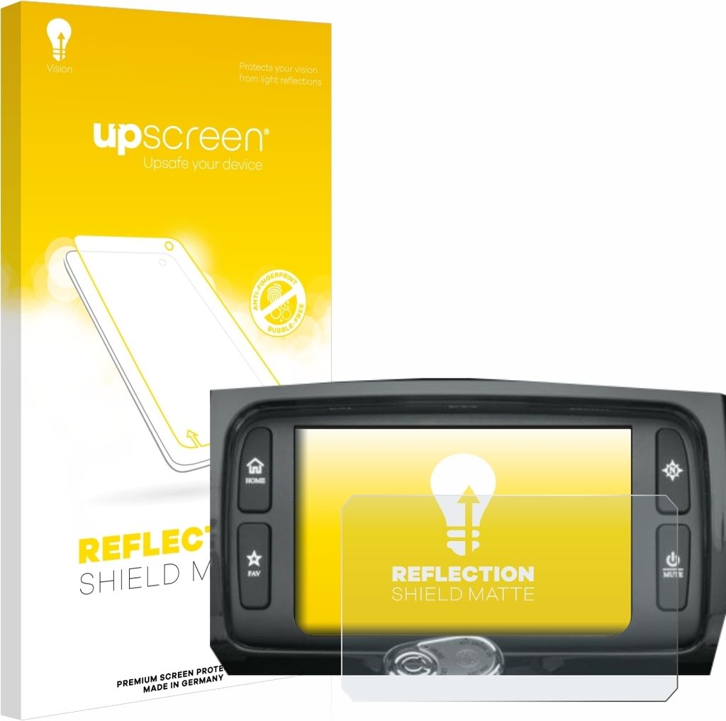 upscreen Schutzfolie für Harley Davidson Boom Box 6.5 Displayschutz Displayschutzfolie Folie Matt Entspiegelungsfolie