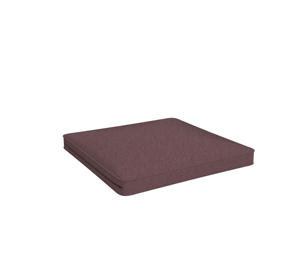 POKAR Loungekissen Sitzauflagen Sitzkissen Sitzpolster, Farbe:Violett, Size:Sitzkissen 60x60