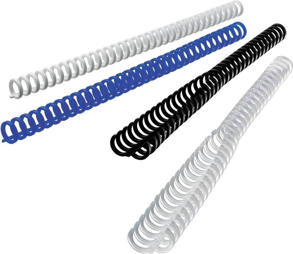 Pettini GBC ClickBind 8mm Smerigliati - Fornitura 50pz per Rilegatura A4