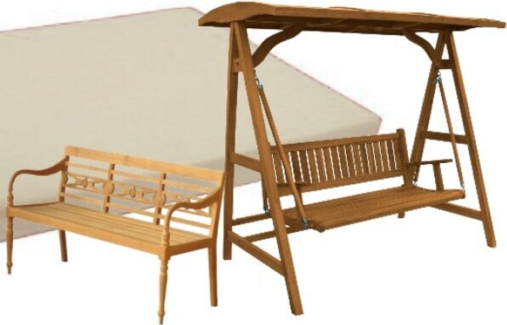 Teako Design Bankauflage Polyester wasserabweisend 120x45x5 cm Creme