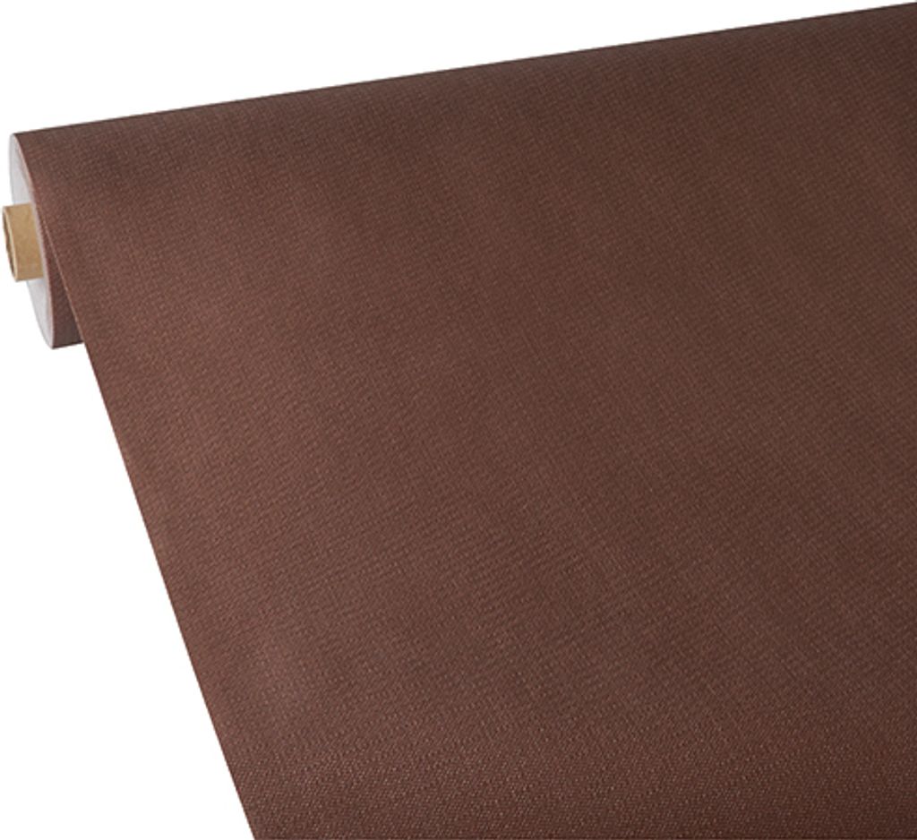Papstar Vlies Tischdecke braun soft selection plus 25 x 1,18 m