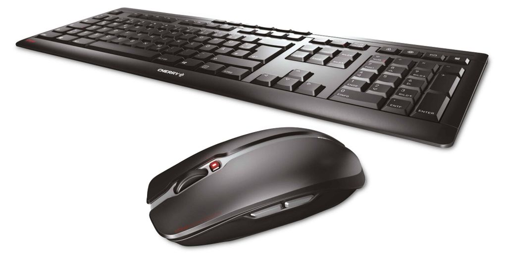 CHERRY STREAM DESKTOP, Kebelloses Desktopset, Schwarz, USB Produktbild 