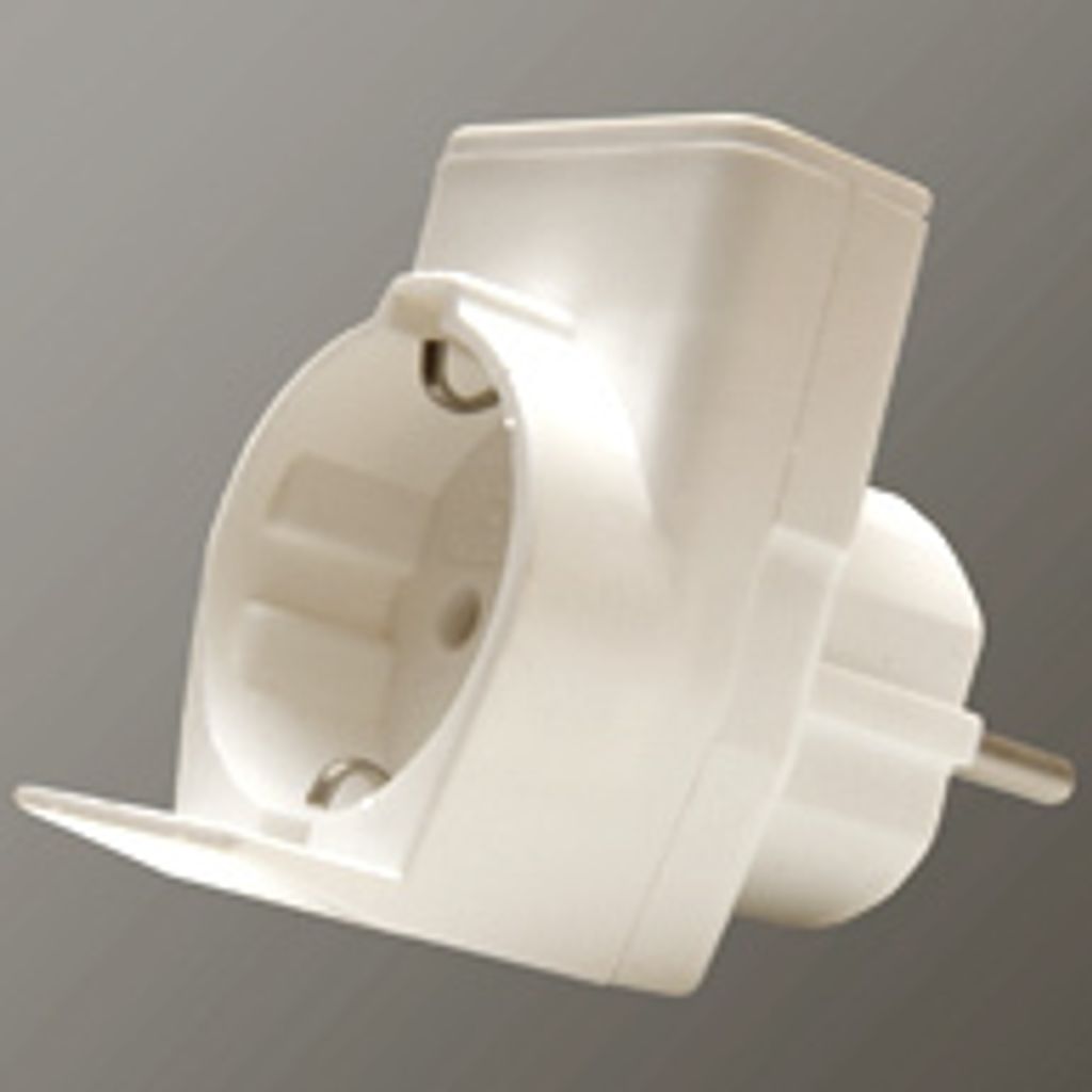 Duplex Schutzkontakt Euro Stecker Adapter Steckdose Verteiler Mehrfachstecker Netzstecker