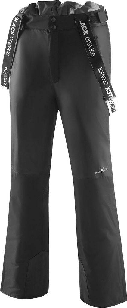 BLACK CREVICE - Herren Ski- & Snowboardhose - 5000 mm Wassersäule | Farbe: Schwarz | Größe: XXL/56
