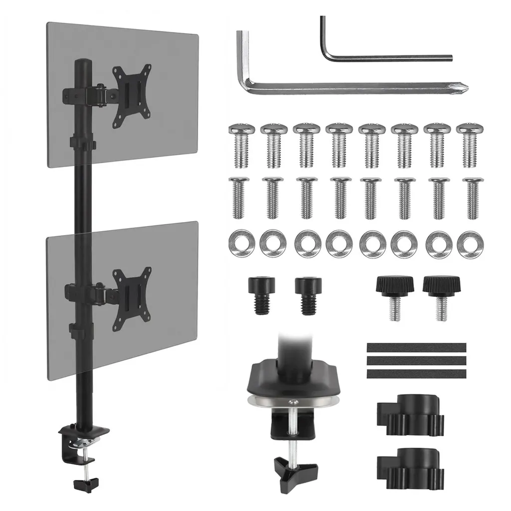 Maclean MC-966 Support Écran PC VESA 100x100 pour Moniteur 13-27 Pouces