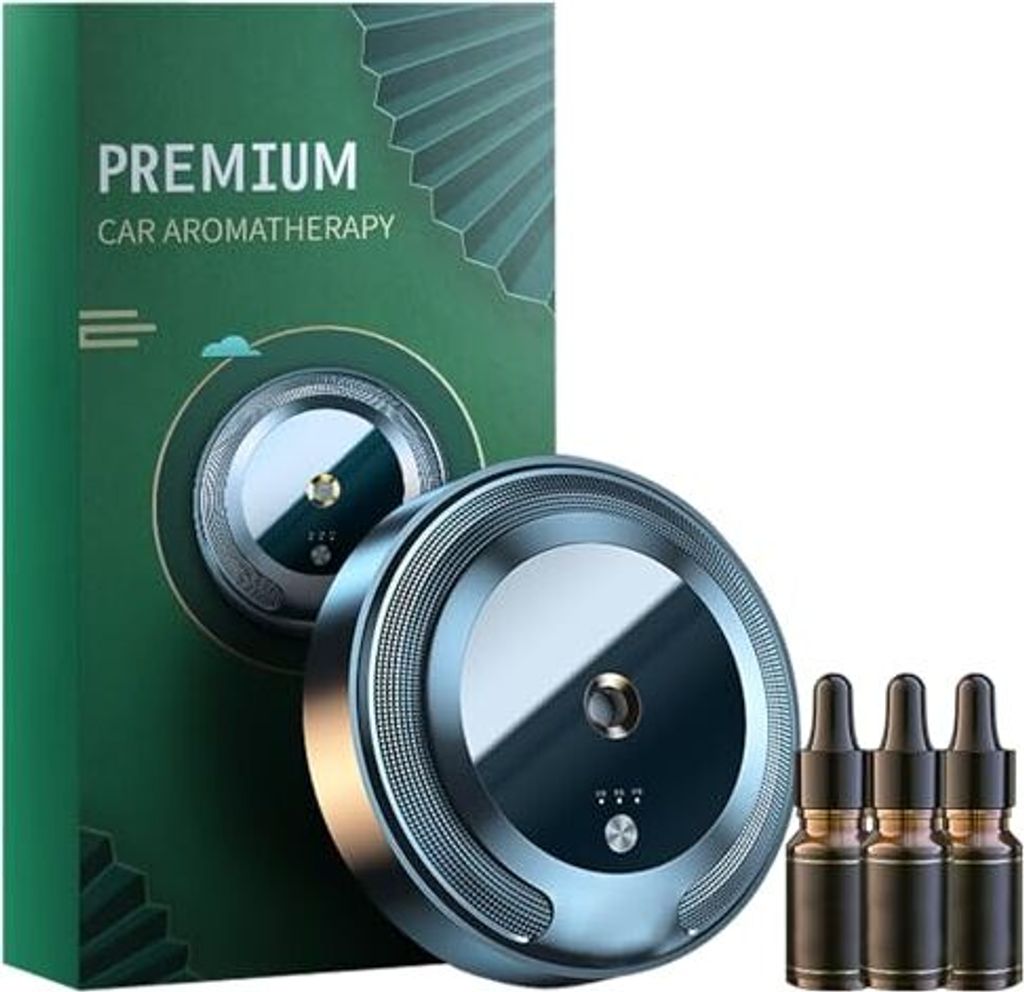 Auto Smart Aromatherapy Spray, intelligente Ultraschall -Nano -Lufterfrischer und 3 Modi, ätherische Öldiffusor -Duftwagen, Zuhause, Büro