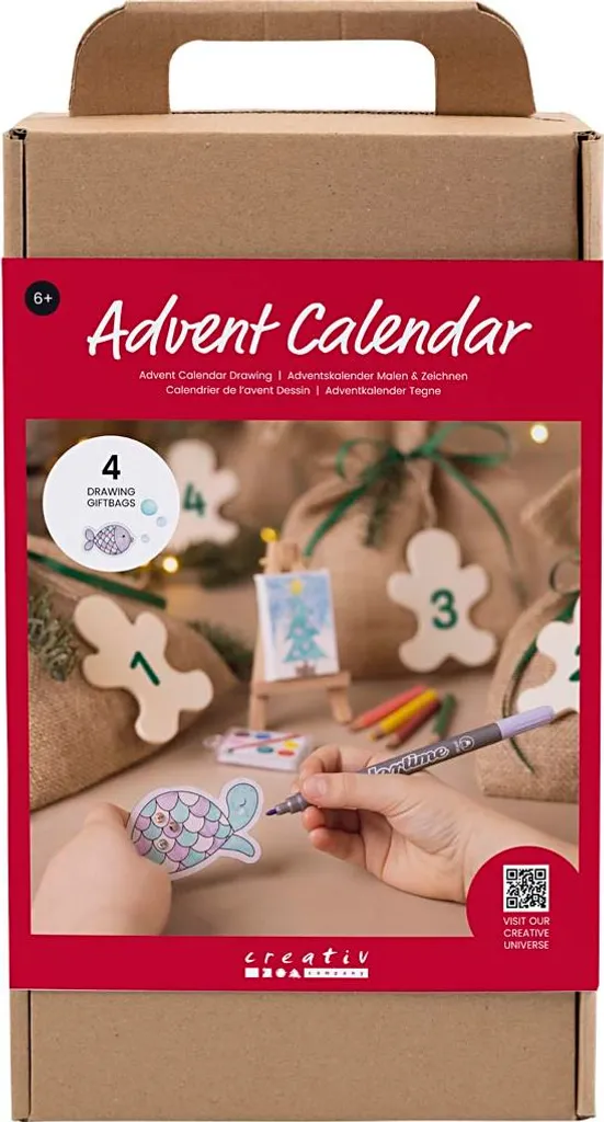 Calendrier de l'Avent DIY 24 Surprises Dessin et Loisirs Créatifs