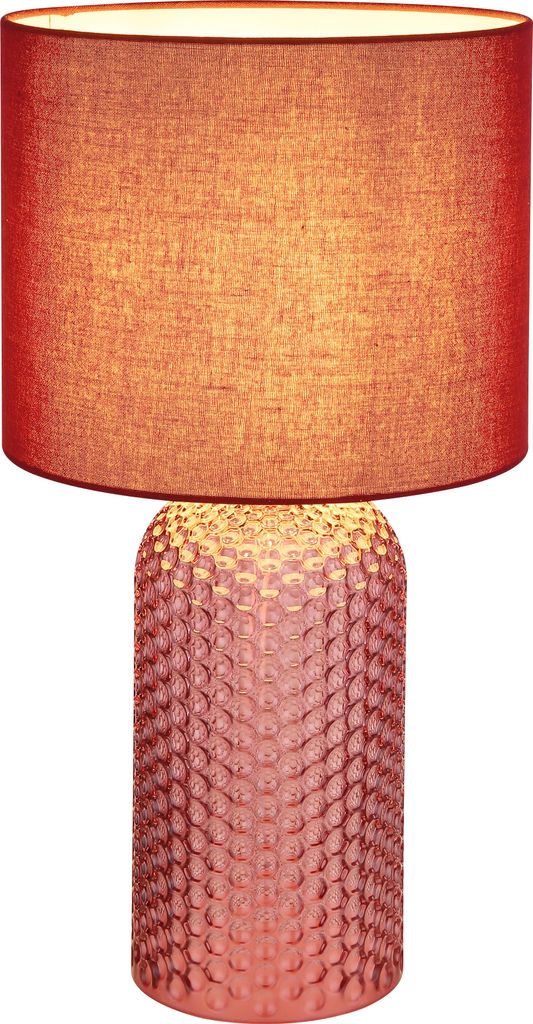 Globo Lighting Tischleuchte Glas rot, 1x E27 Produktbild 