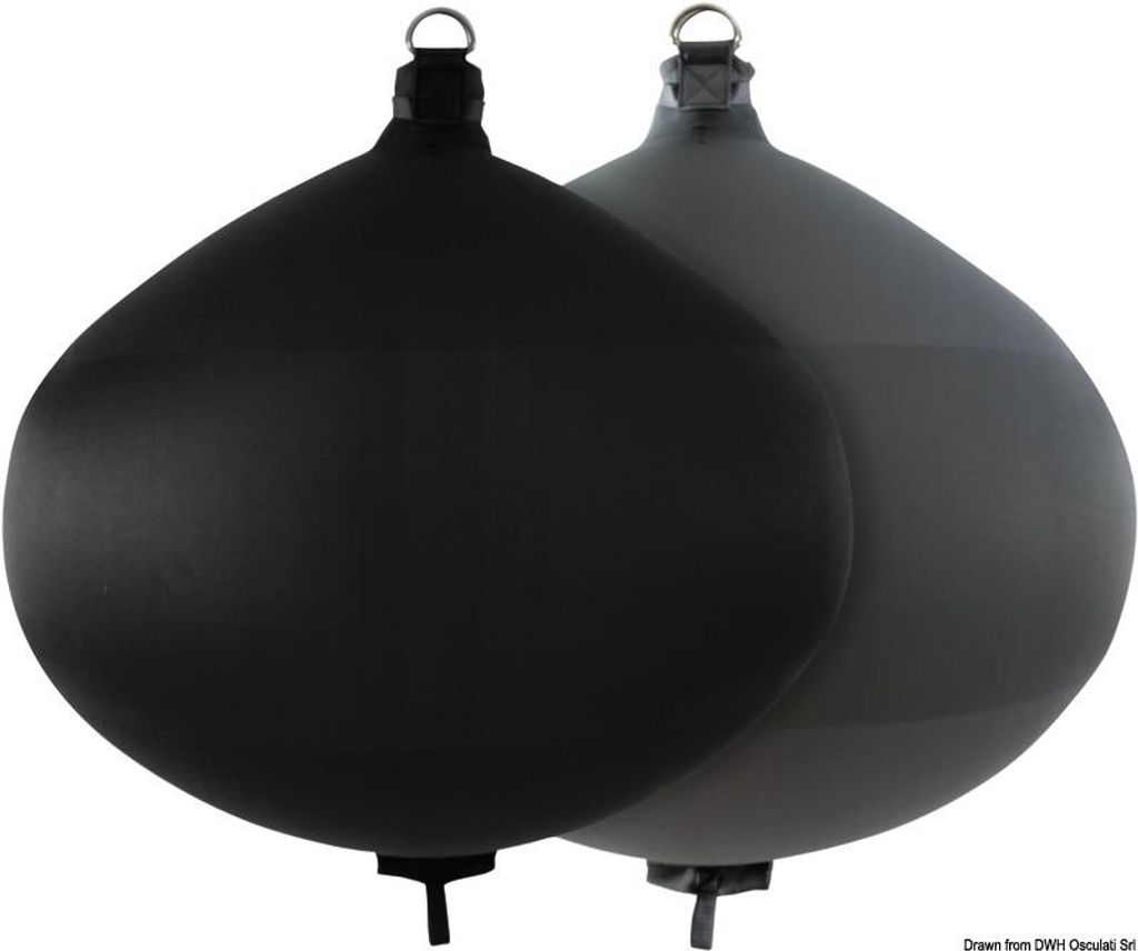 FENDERTEX S70 aufblasbarer Fender schwarz - Osculati 33.302.02