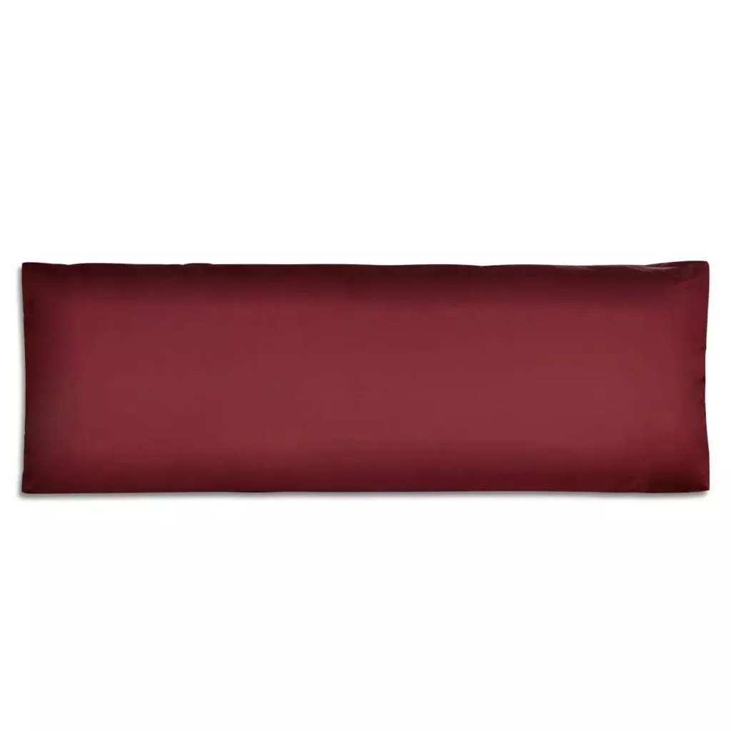 Coussin de dossier pour canapé palette 120x40 cm rouge vin confortable