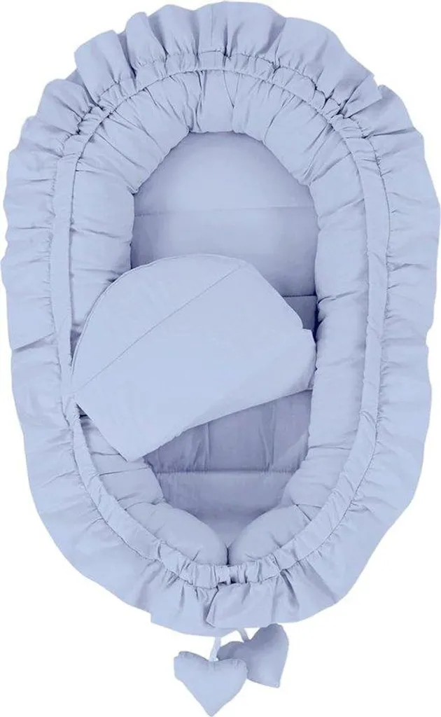 Coussin lit de voyage anti-allergique 100% coton douceur pour bébé