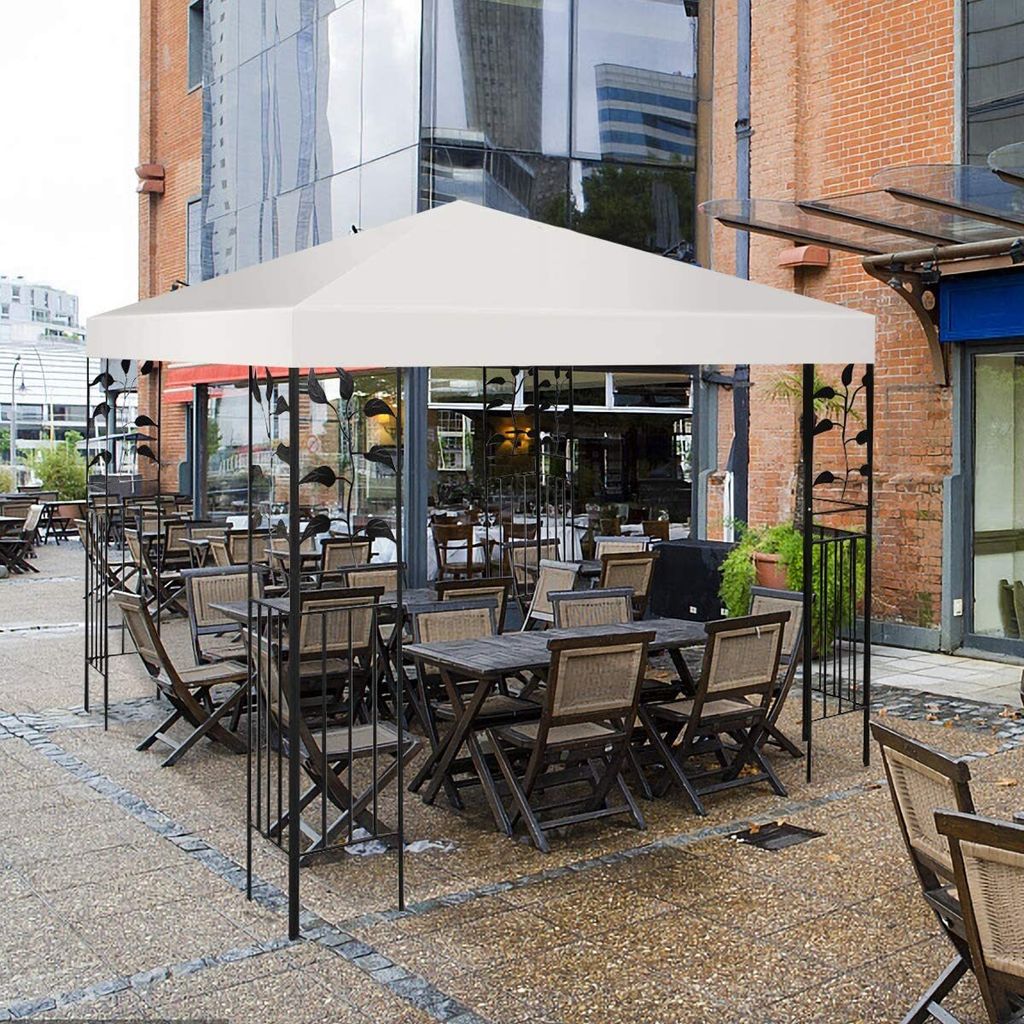 Goplus 300x300cm Ersatzdach für Pavillon, Pavilliondach Pavillon Dach