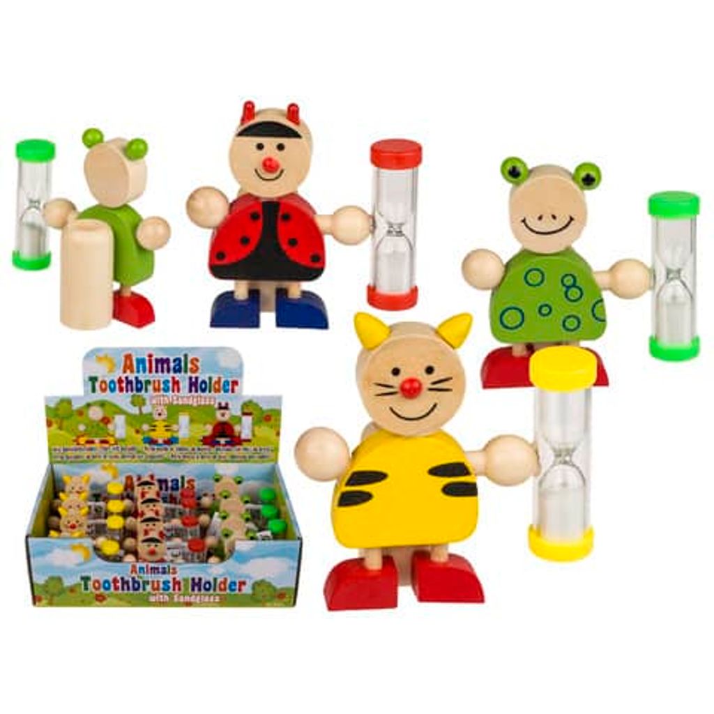 Uchwyt na szczoteczkę do zębów z klepsydrą Zwierzęta Zdjęcie produktu 