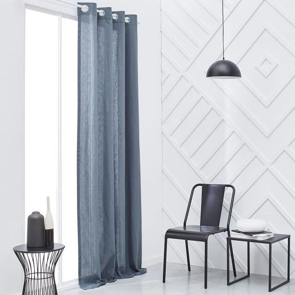Ösenvorhang – 140 x 240 cm – Denim Produktbild 