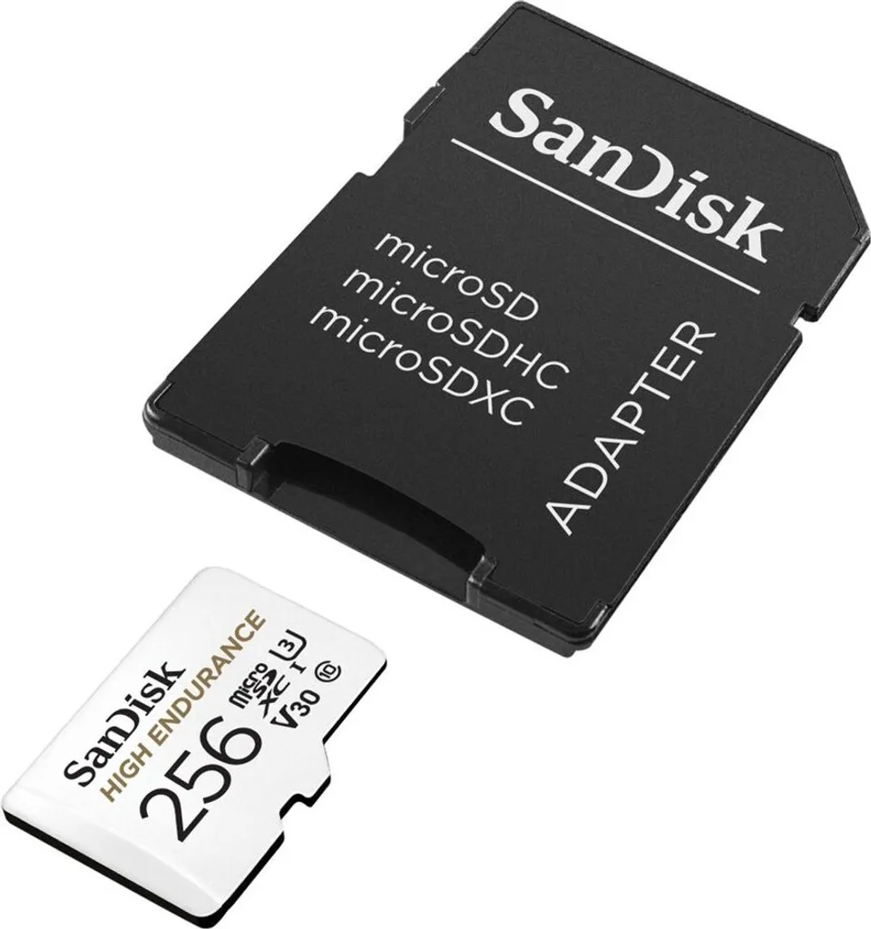 Carte MicroSD 256GB SanDisk High Endurance : Évitez les Pertes de Données