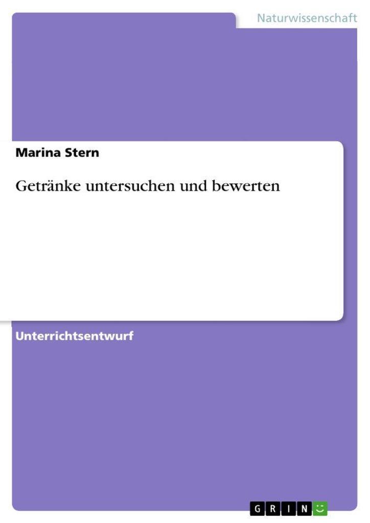 Getränke untersuchen und bewerten