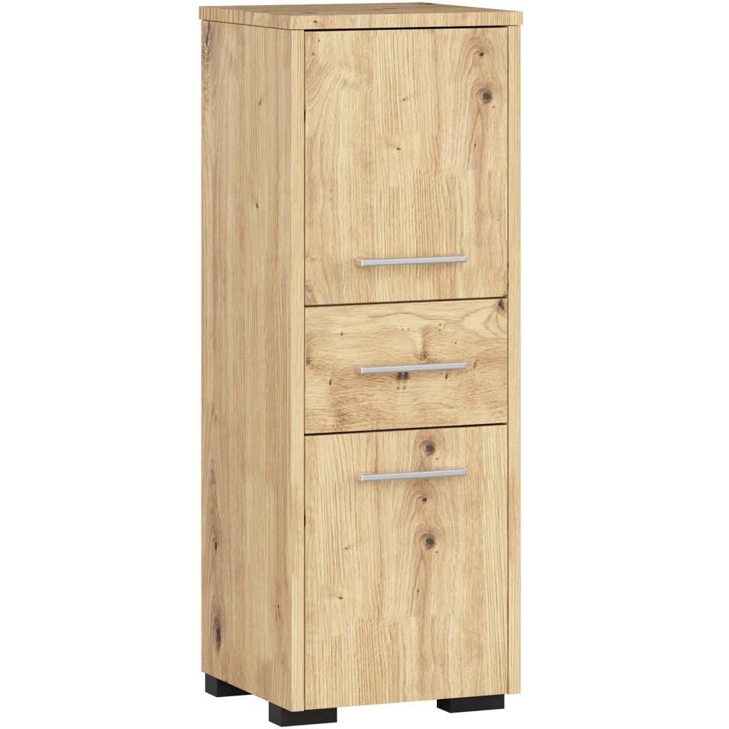 Badezimmerschrank – Badschrank – Badmöbel Schrank – FIN – 30 cm – Artisan Eiche – Praktische Lösung für kleine Räume