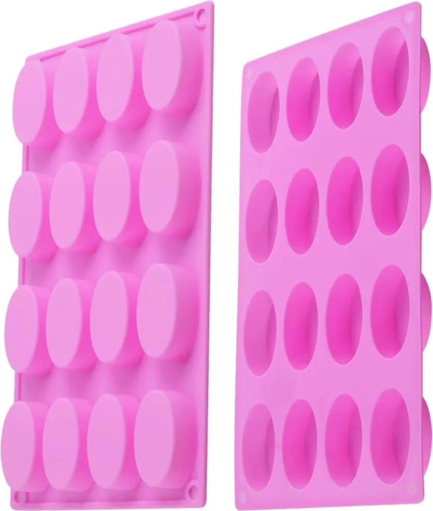 Moule à savon 16 cavités en silicone durable et facile à démouler