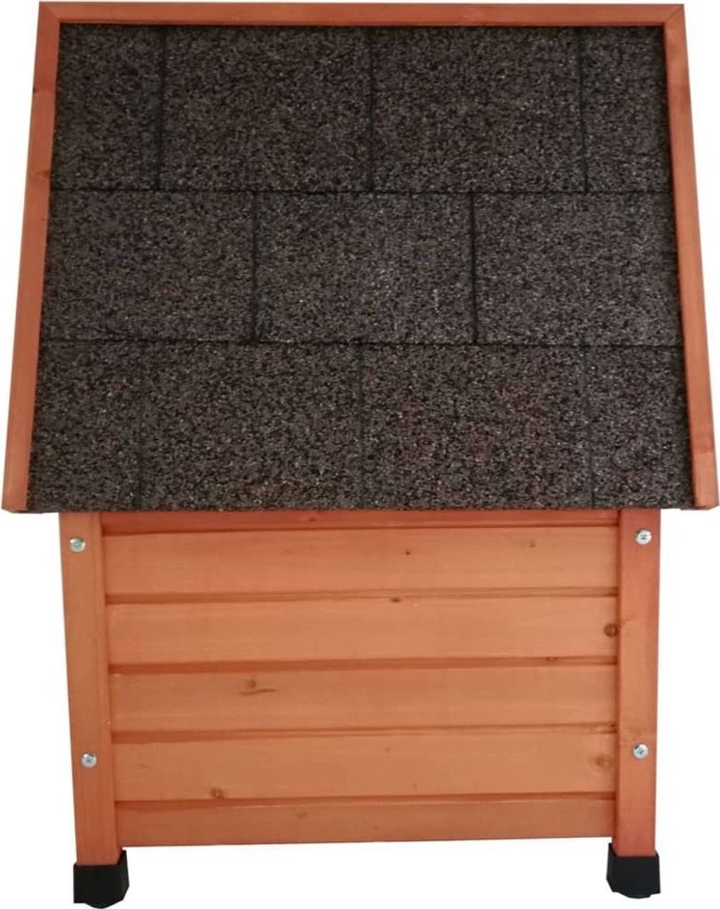 @Pet Outdoor-Katzenhaus XL 68,5x54x51,5 cm Holz Braun Produktbild 1