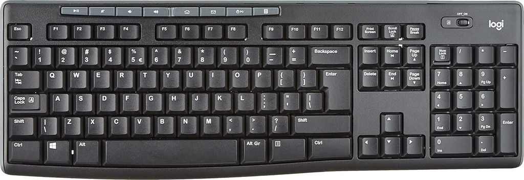 Logitech MK270, Volle Größe (100%), Kabellos, RF Wireless, Produktbild 